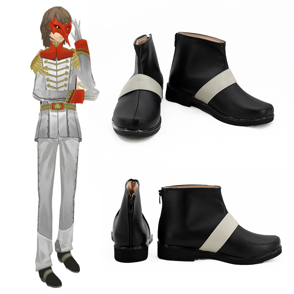 Persona 5 Goro Akechi Black Cosplay Shoes