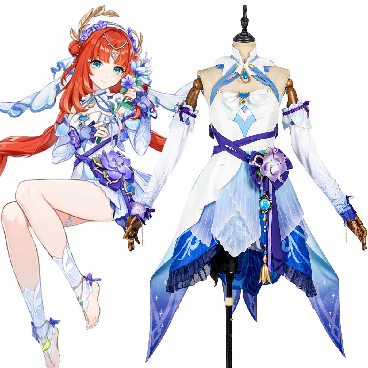 Genshin Impact Breeze of Sabaa Nilou Cosplay Costume
