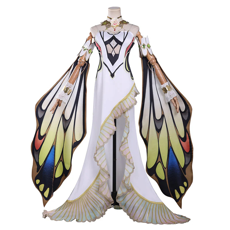 Code Geass: C.C. CC Butterfly Gown Cosplay Costume
