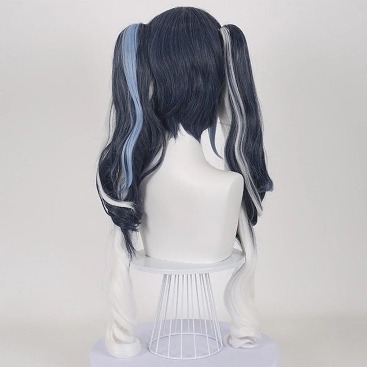Vocaloid Hatsune Miku Snow Miku 2025 Blue White Cosplay Wig