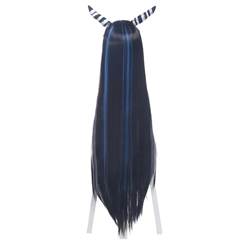 Danganronpa 2: Goodbye Despair Ibuki Mioda Black Cosplay Wig