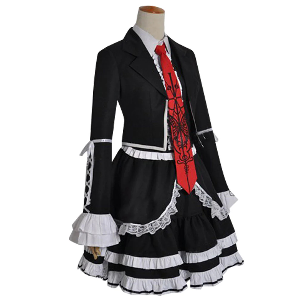 Danganronpa Dangan Ronpa Celestia Ludenberg Dress Cosplay Costume