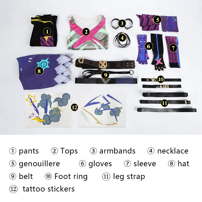 LOL Arcane Season 2 Jinx Battle Suit Cosplay Costume