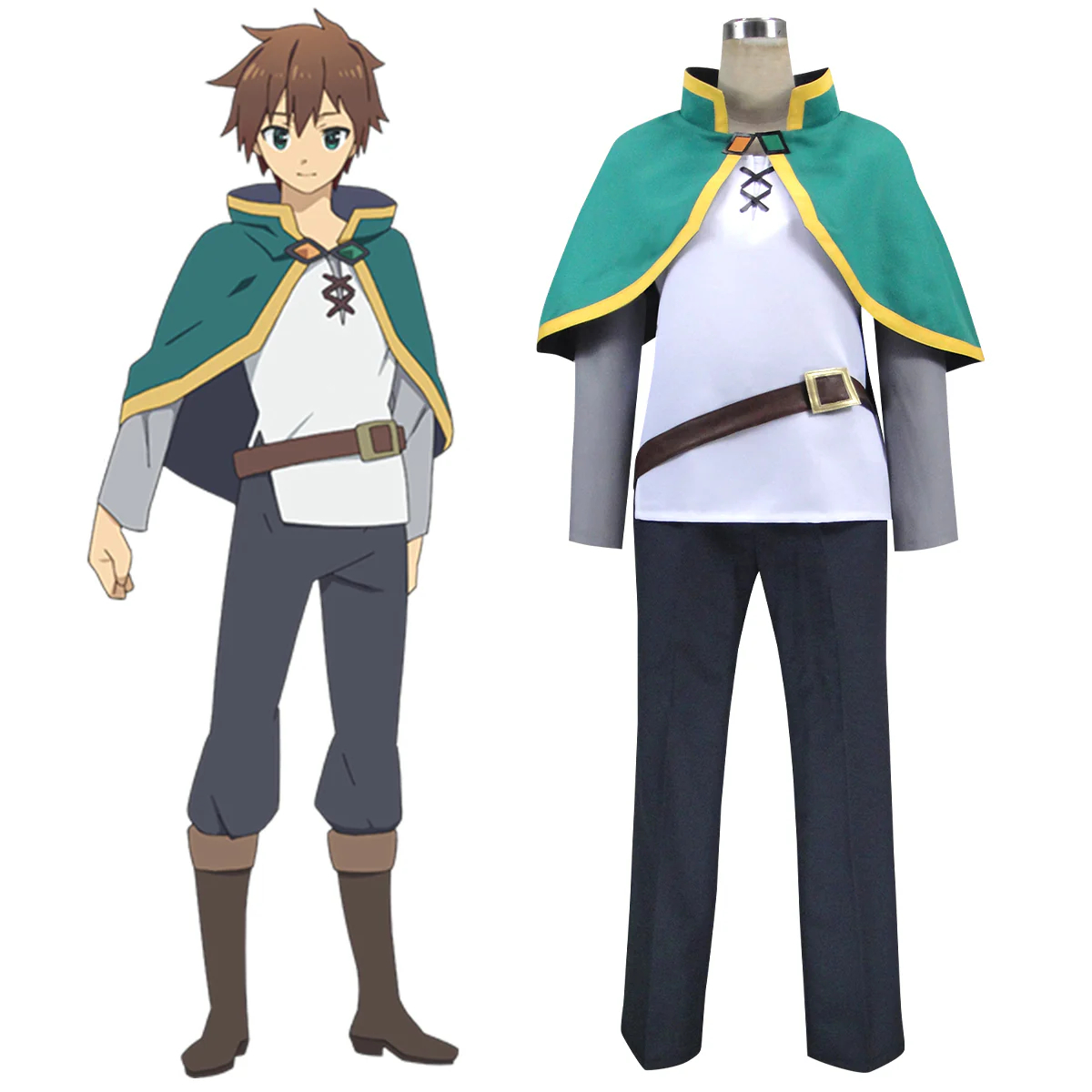 Kono Subarashii Sekai ni Shukufuku o Kazuma Sato Cosplay Costume