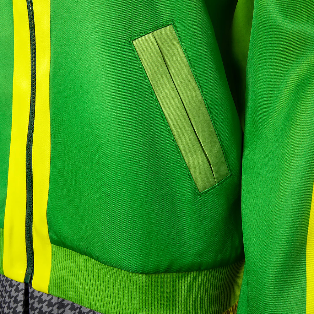 Persona 4 Golden Satonaka Chie Green Cosplay Costume