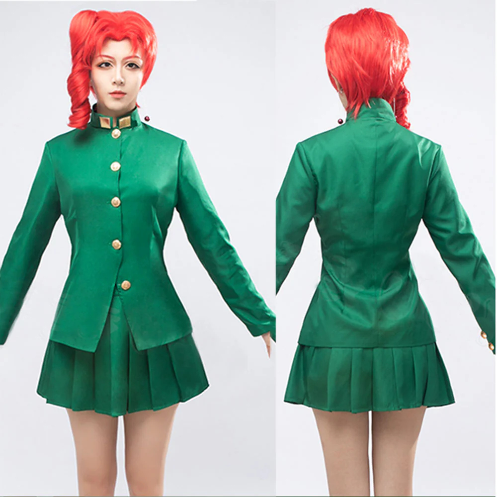 JoJo's Bizarre Adventure: Stardust Crusaders Female Noriaki Kakyoin Halloween Cosplay Costume