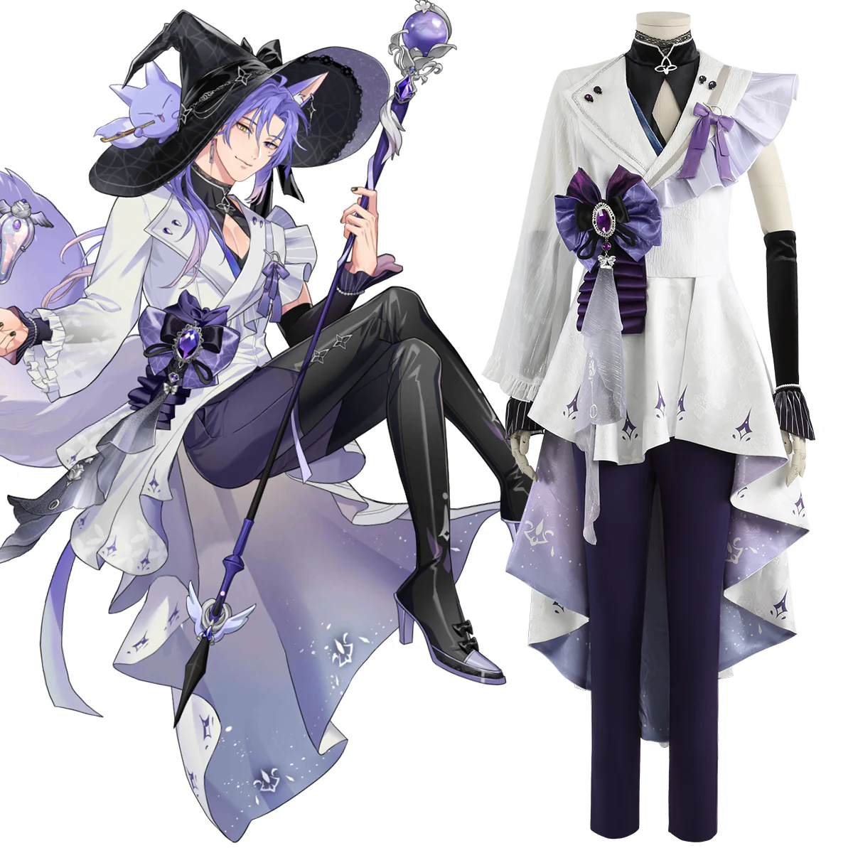 NU:Carnival Kuya Eternal Midnight Amethyst Cosplay Costume