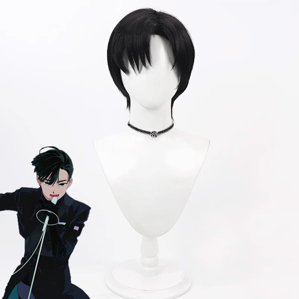 ALIEN STAGE Ivan Black Cosplay Wig