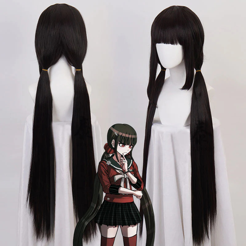 Danganronpa V3: Killing Harmony Maki Harukawa Black Cosplay Wig