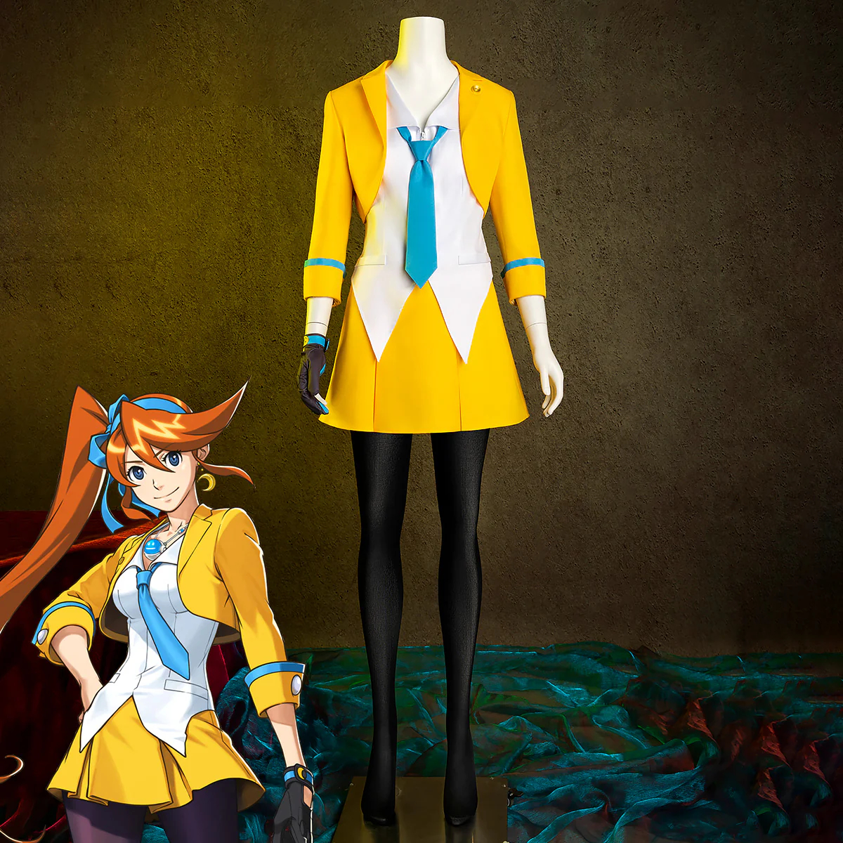 Ace Attorney Gyakuten Saiban Athena Cykes Cosplay Costume