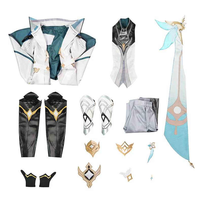 Genshin Impact Aether As Heaven and Earth Are Made Anew Cosplay Costumes