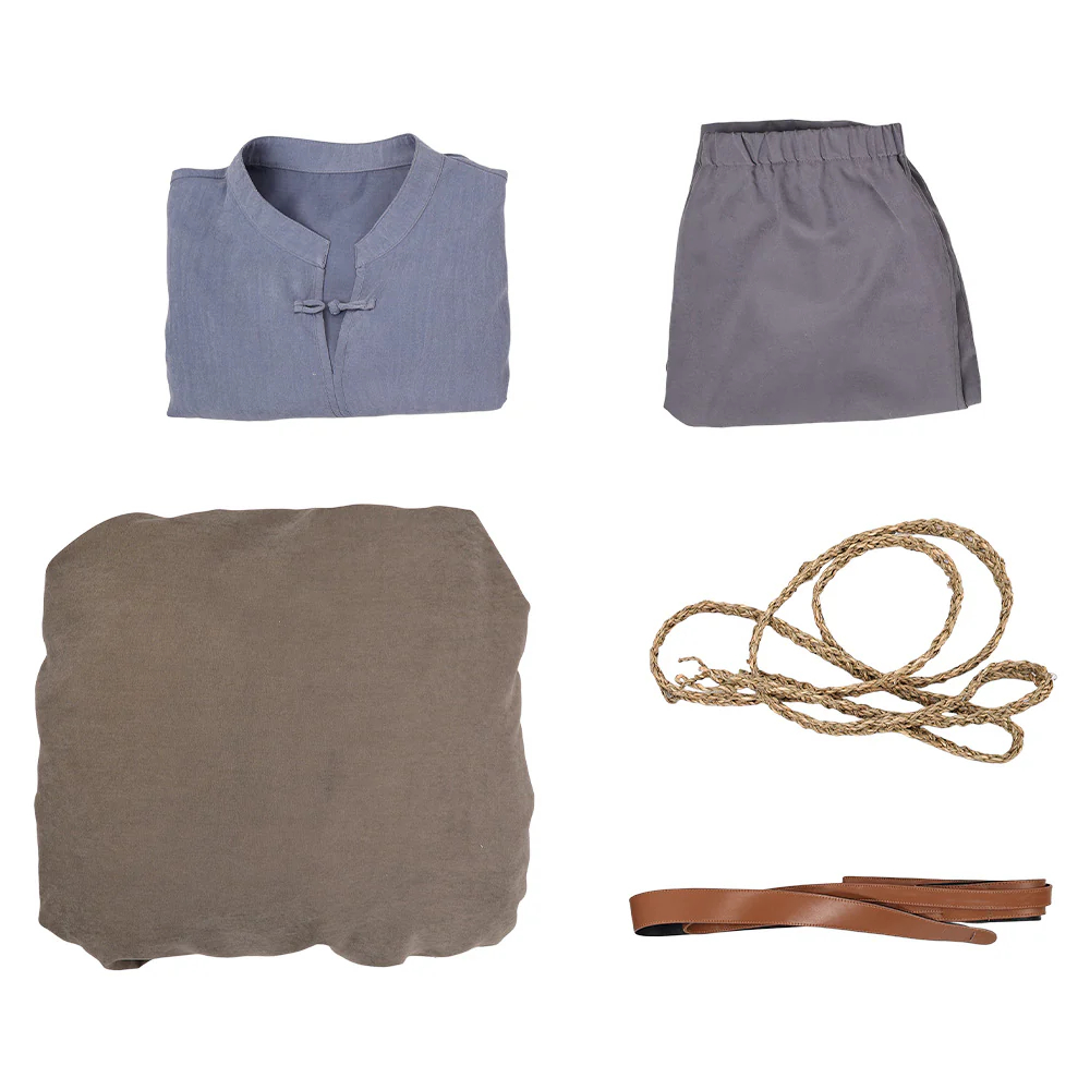 A Knight of the Seven Kingdoms Dunk Adult Man Blue&Grey Cosplay Cloak Costume Halloween Carnival Party Suit