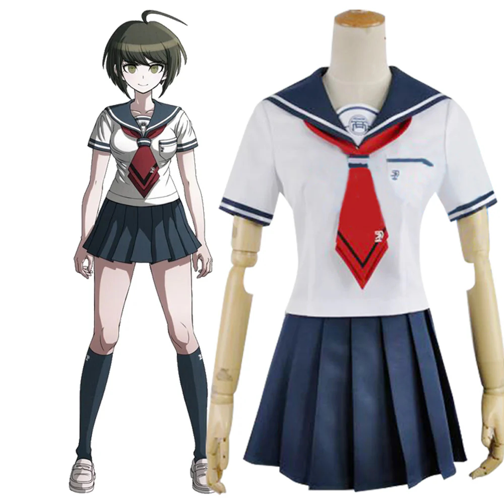 Danganronpa Dangan Ronpa Another Episode: Ultra Despair Girls Naegi Komaru Cosplay Costume