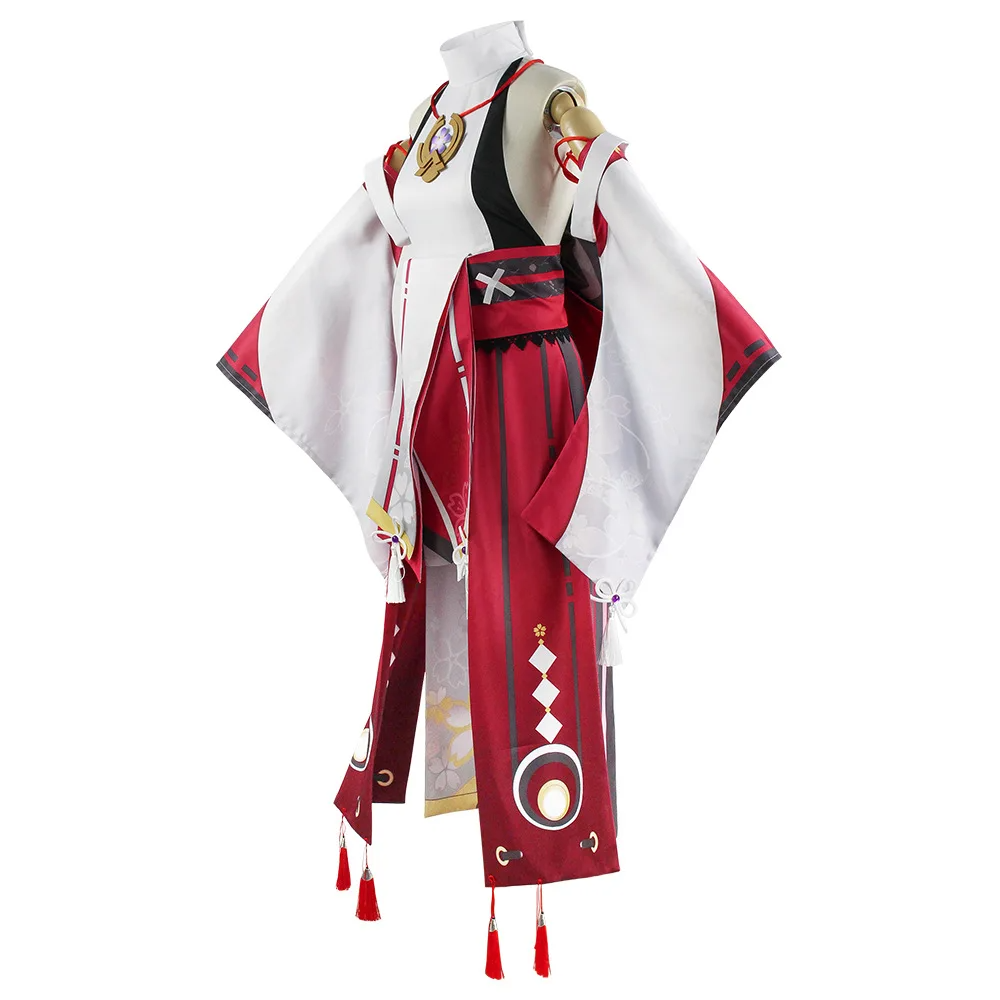 Genshin Impact Yae Miko Guuji Yae Halloween Cosplay Costume