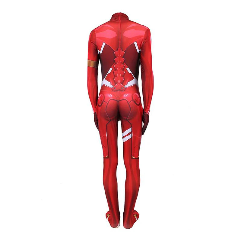 DARLING in the FRANXX 02 Zero Two Jumpsuit Cosplay Costumes