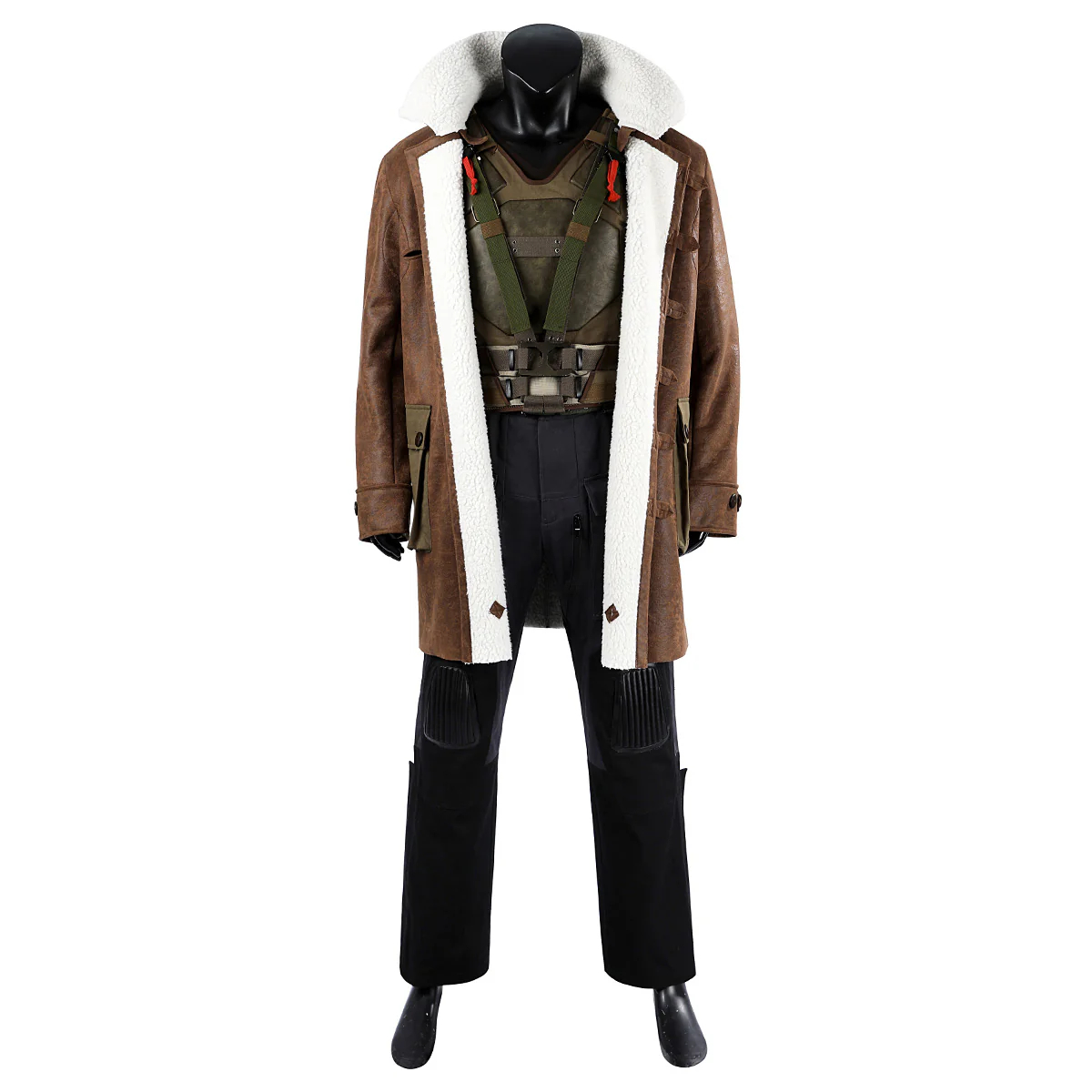 Batman Bane Cosplay Costume Mask overcoat Props accessories Halloween