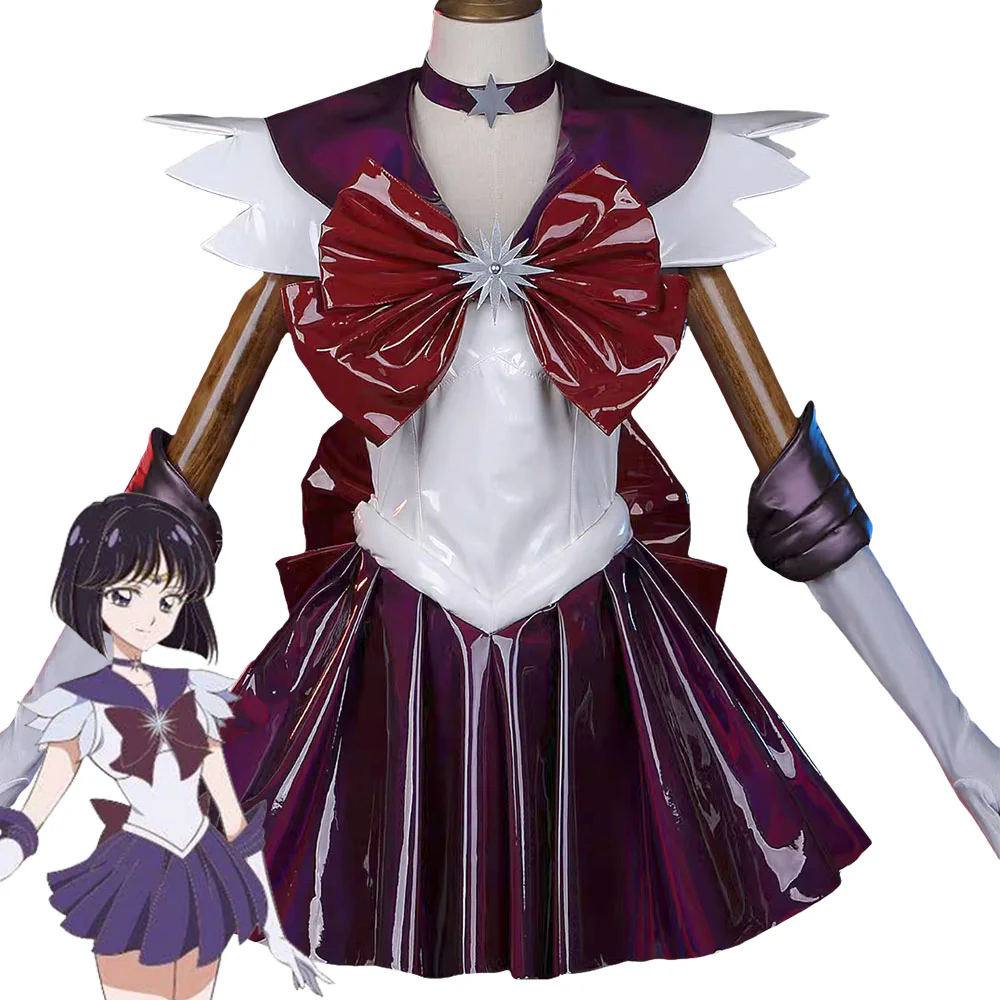 Sailor Moon 30th Anniversary Sailor Saturn Hotaru Tomoe Cosplay Costume
