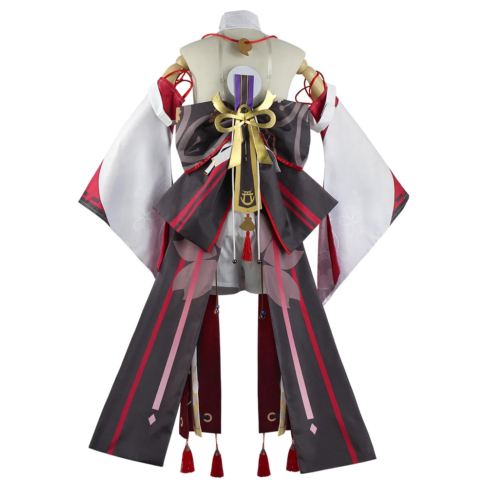 Genshin Impact Yae Miko Guuji Yae Halloween Cosplay Costume