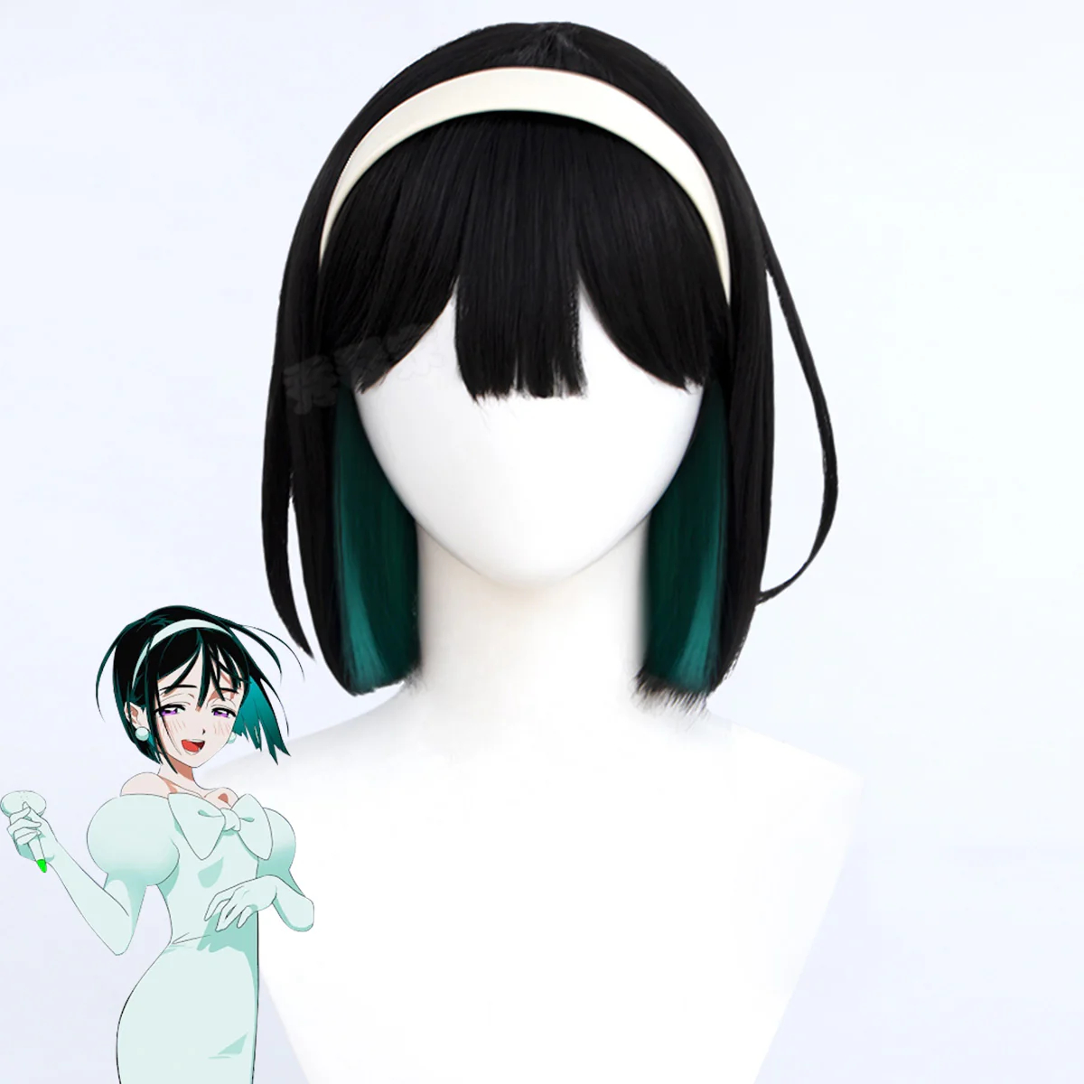 ALIEN STAGE Sua Black Cosplay Wig
