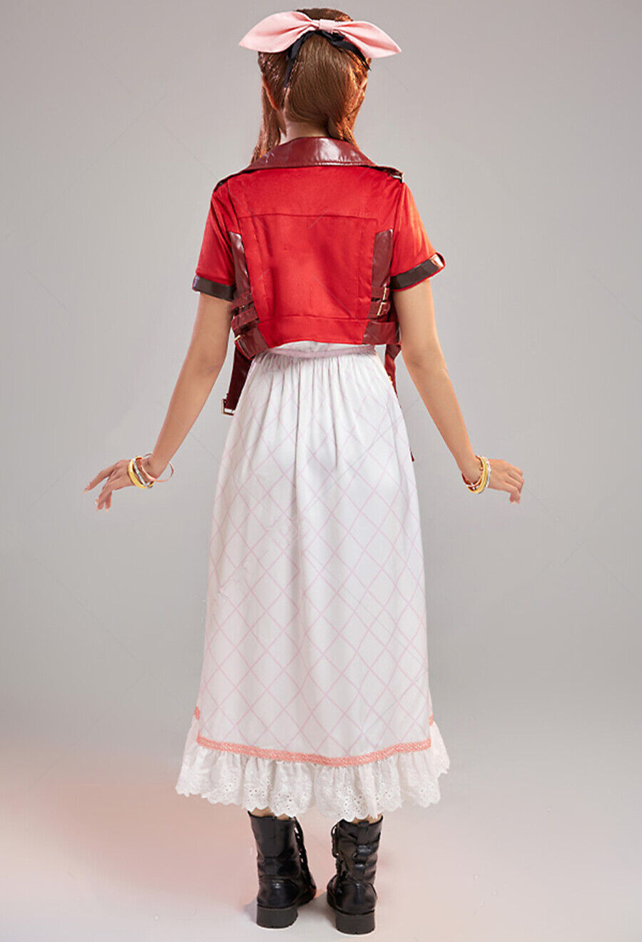 Game Final Fantasy VII Remake Rebirth FF7 Aerith Gainsborough Cosplay Costume