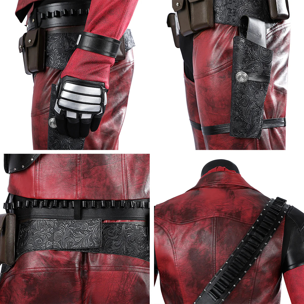 Deadpool 3 Wolverine and Deadpool Cowboypool Cosplay Costume