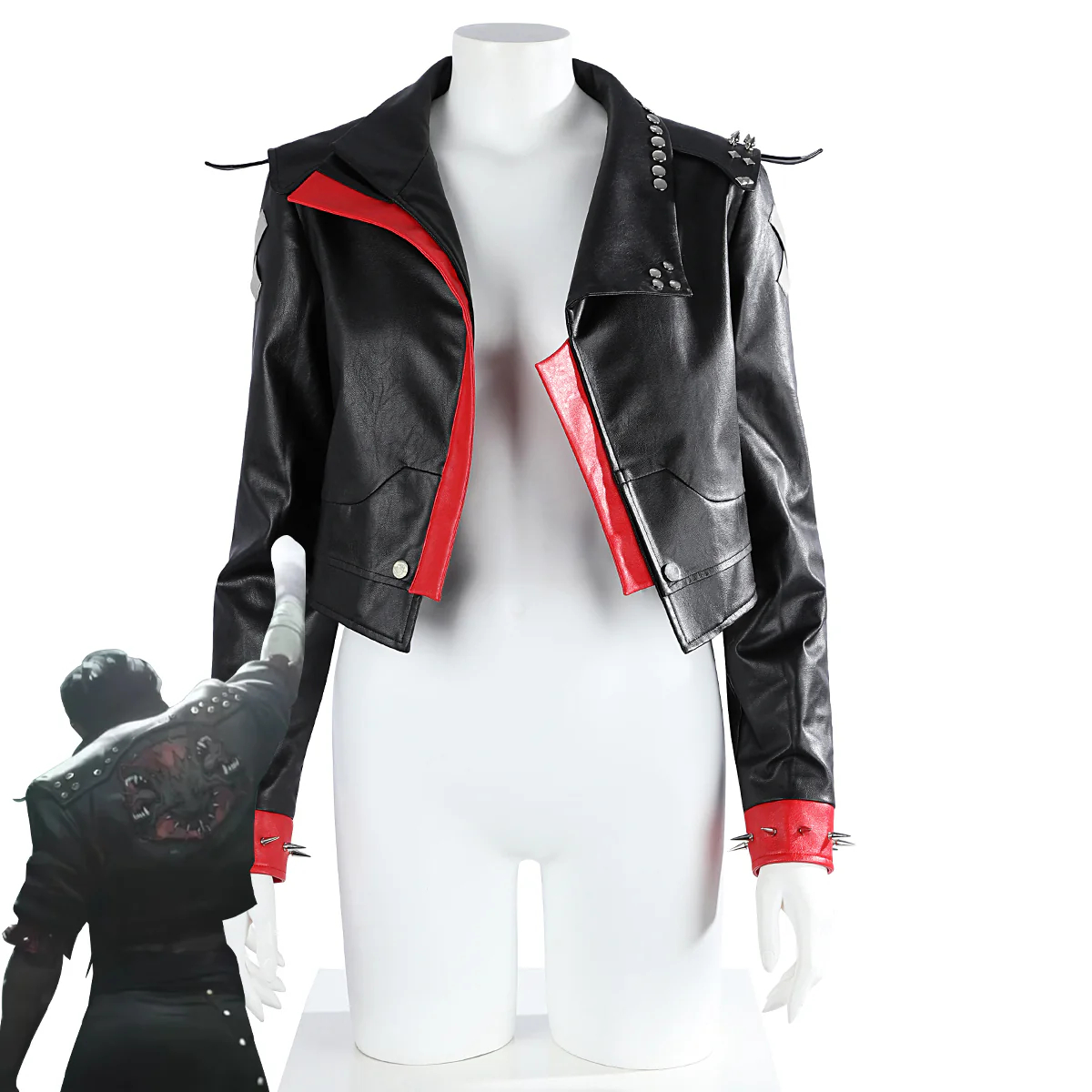 Arcane Season 2 League of Legends LOL Vi Black Only Jacket Cosplay Costume