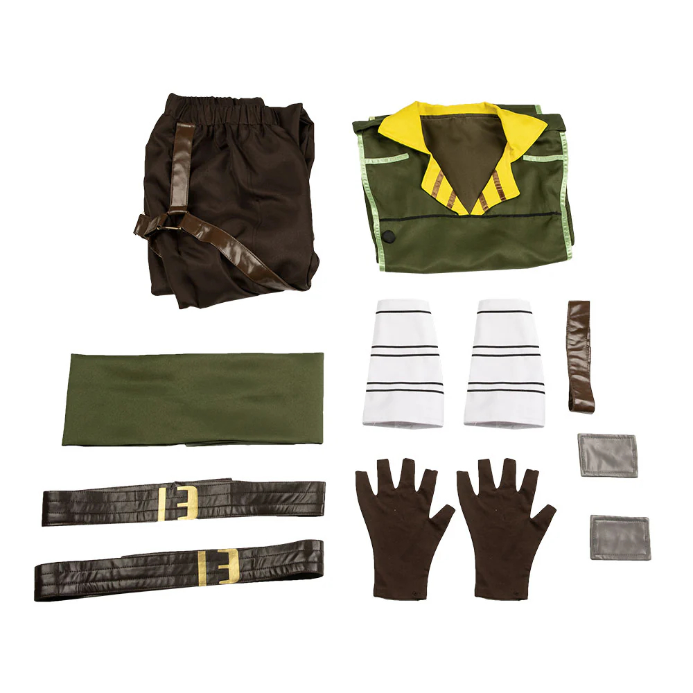 Red White Black Yellow Band 8 Hazel Rainart Cosplay Costume
