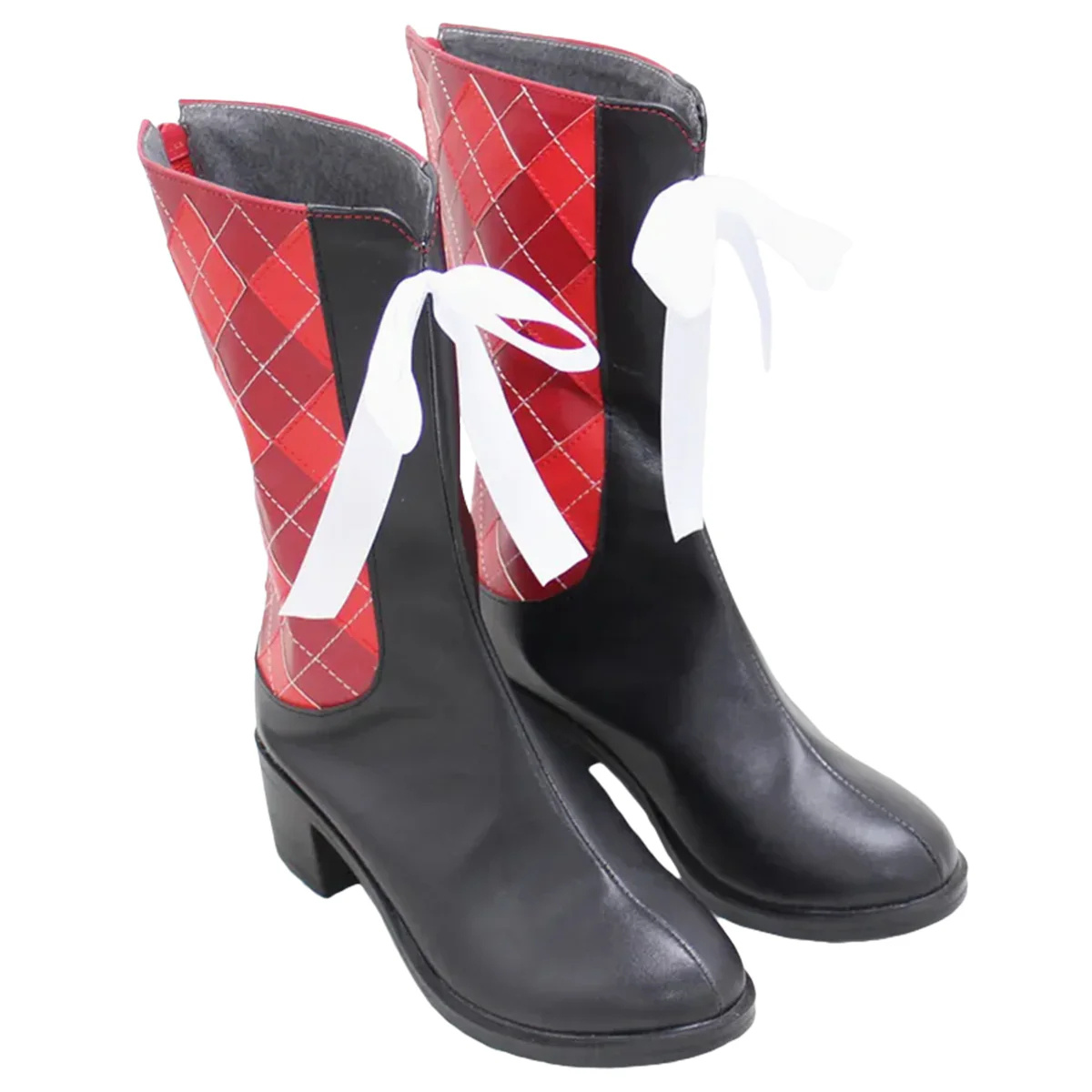 Zombieland Saga Konno Junko Minamoto Sakura Idol Black Red Shoes Cosplay Boots