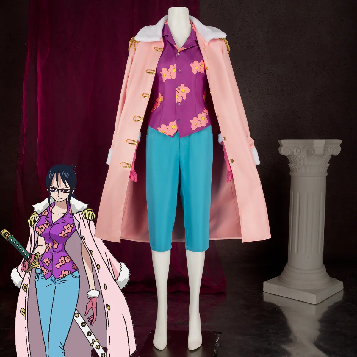 One Piece Tashigi Cosplay Costume