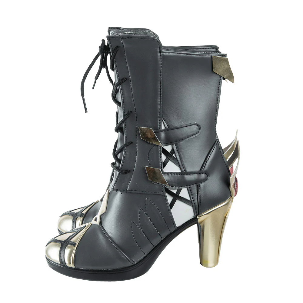 Genshin Impact Fatui Servant Arlecchino Cosplay Shoes