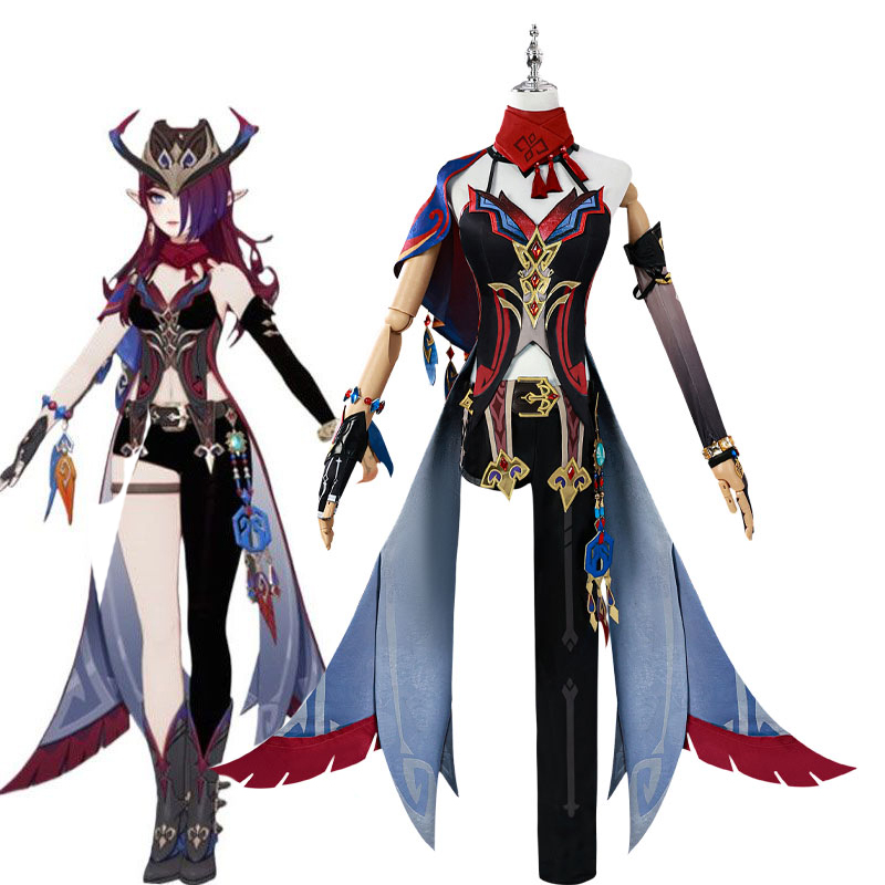Genshin Impact Chasca Natlan Cosplay Costume