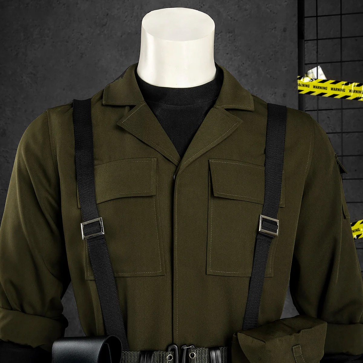 Metal Gear Solid Delta: Snake Eater MGS3 Big Boss Naked Snake John Solid Snake Green Cosplay Costume