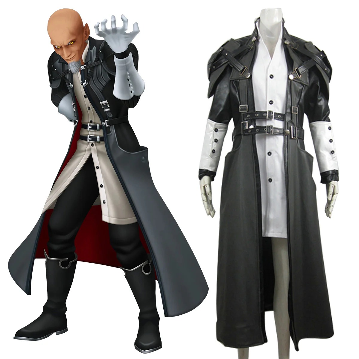 Kingdom Hearts Master Xehanort Cosplay Costume - No Pant
