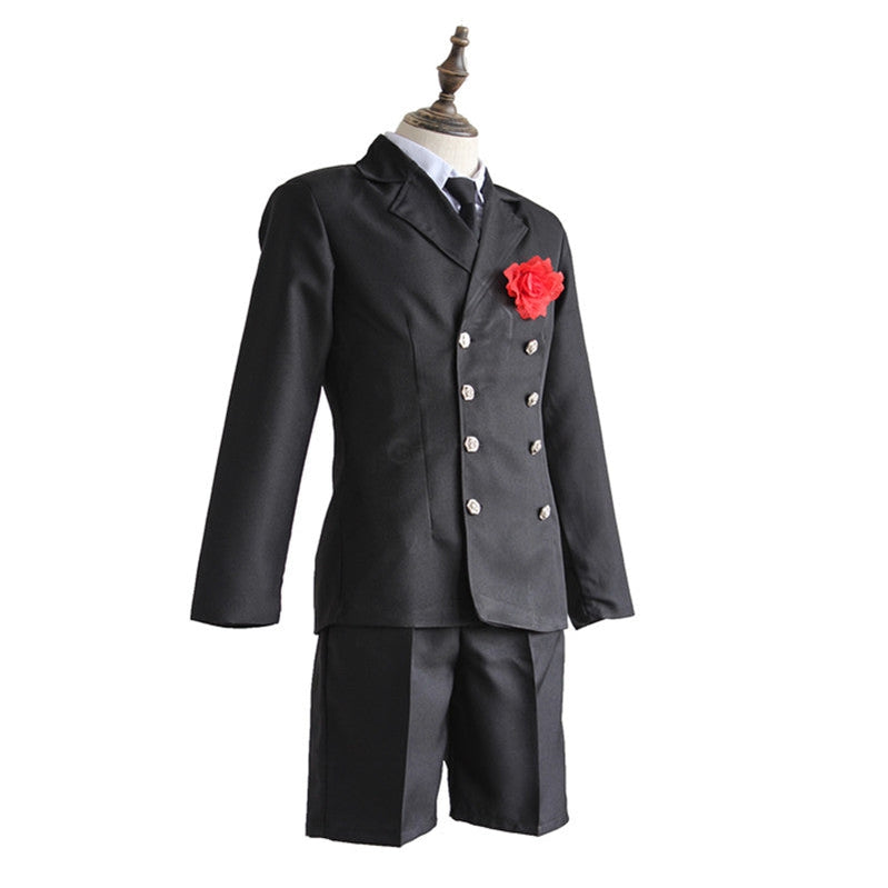 Anime Black Butler Ciel Phantomhive Funeral Cosplay Costume