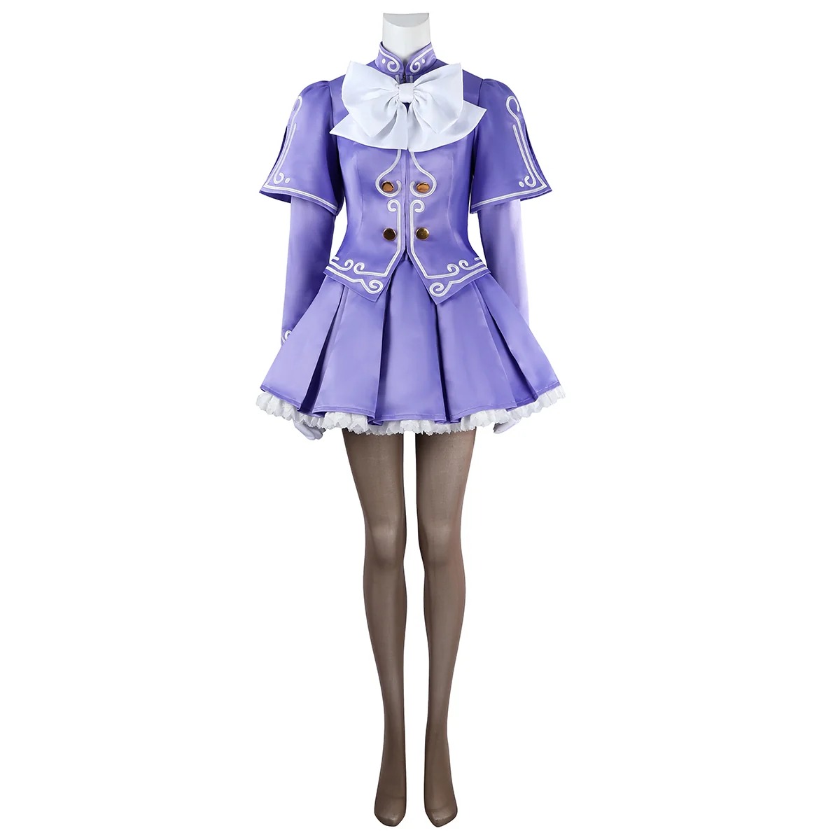 Street Fighter 6 Ingrid Purple Dress Cosplay Costume