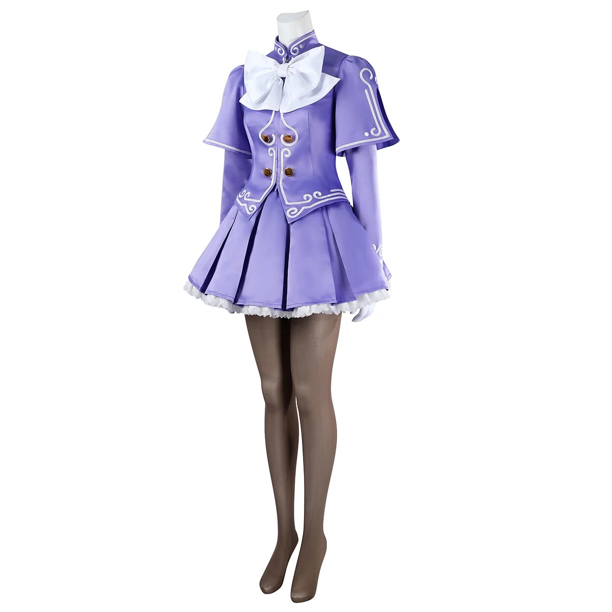 Street Fighter 6 Ingrid Purple Dress Cosplay Costume