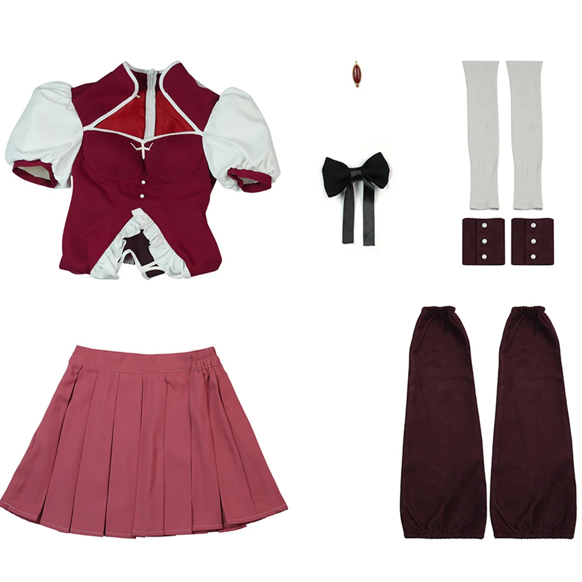 Puella Magi Madoka Magica: Walpurgisnacht Rising Kyouko Sakura Cosplay Costume