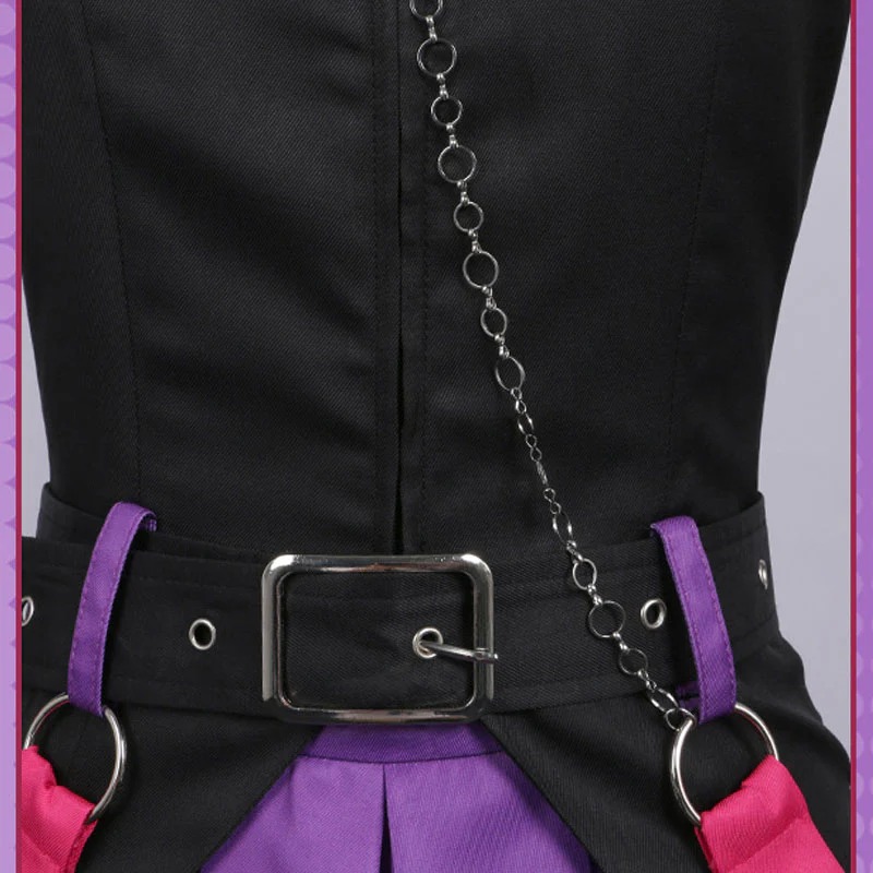 Girls Band Cry Tomo Ebizuka Purple Uniform Cosplay Costumes