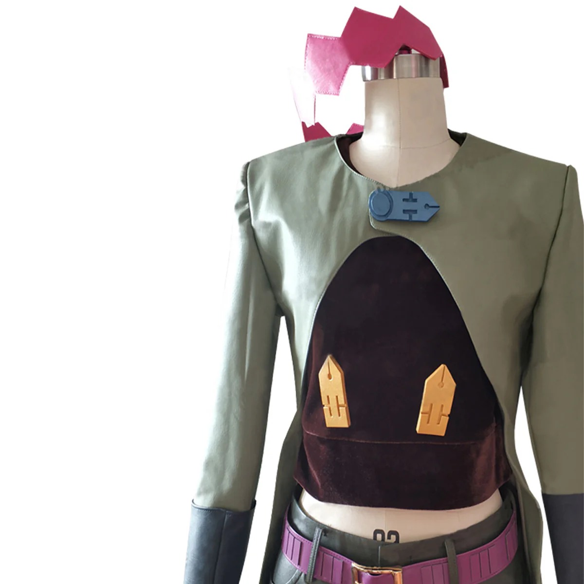 JoJo's Bizarre Adventure Rohan Kishibe Green Cosplay Costume