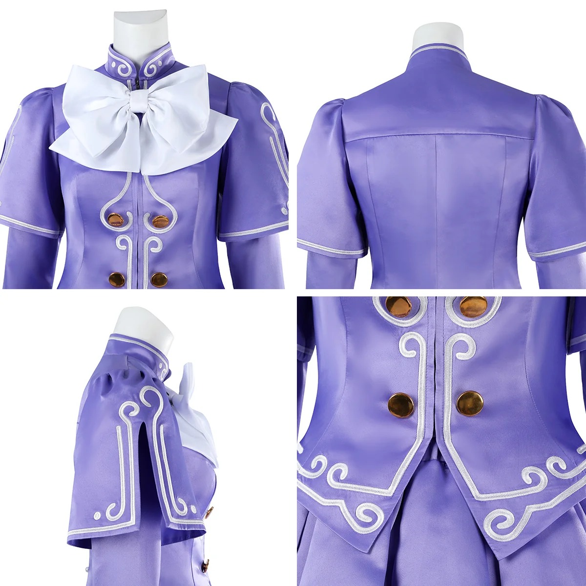 Street Fighter 6 Ingrid Purple Dress Cosplay Costume