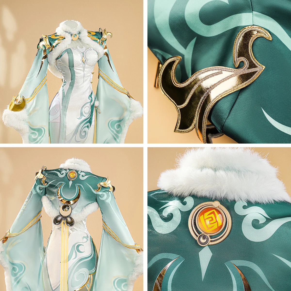 Genshin Impact Zibai Cosplay Costume