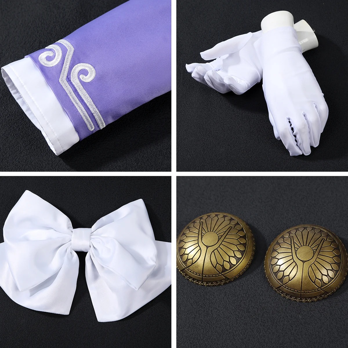 Street Fighter 6 Ingrid Purple Dress Cosplay Costume