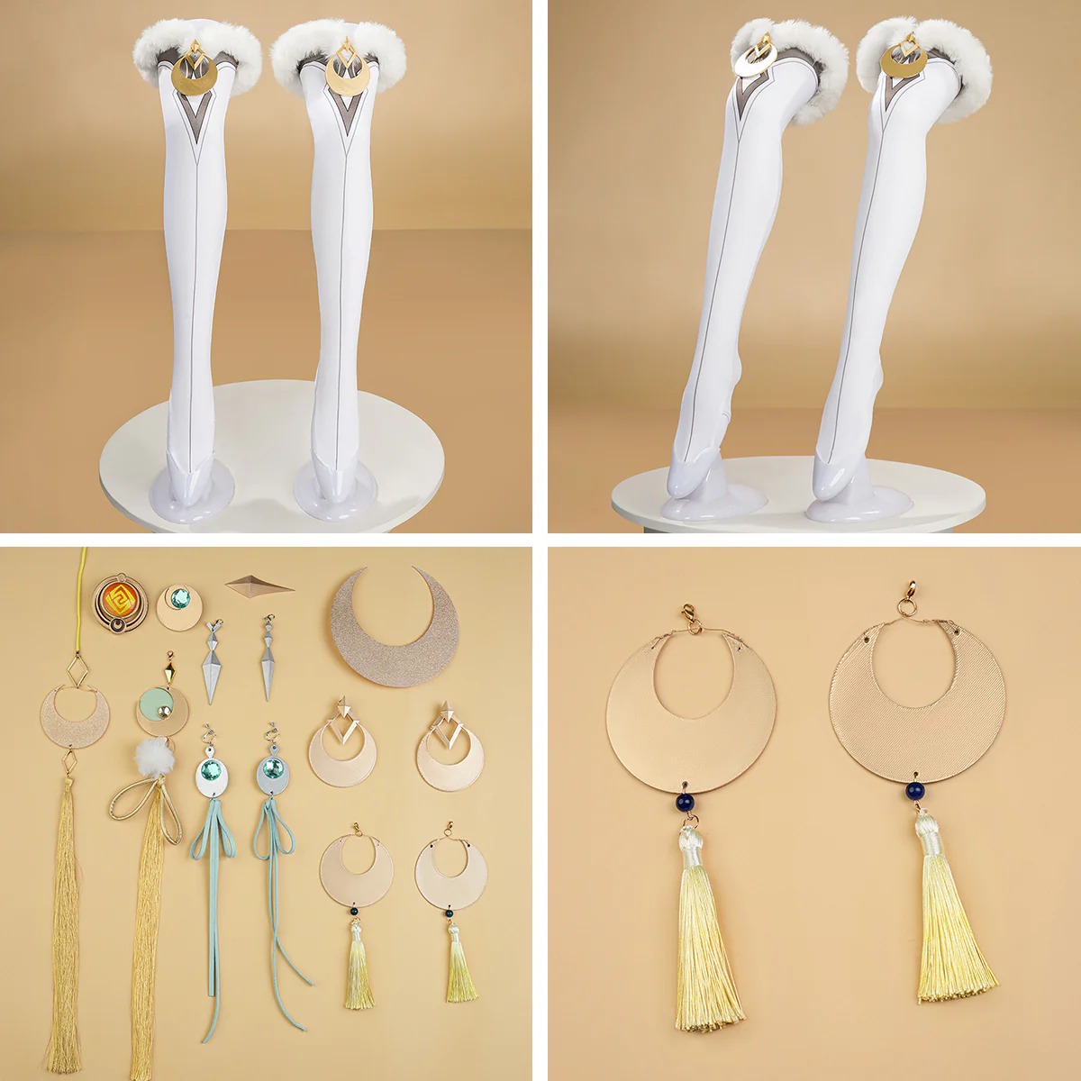 Genshin Impact Zibai Cosplay Costume