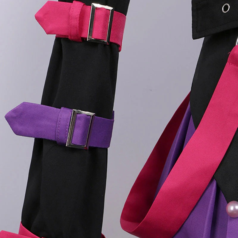 Girls Band Cry Tomo Ebizuka Purple Uniform Cosplay Costumes