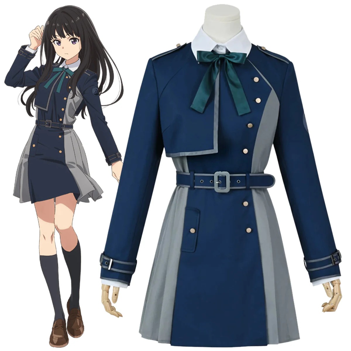 Lycoris Recoil Takina Inoue Cosplay Costume
