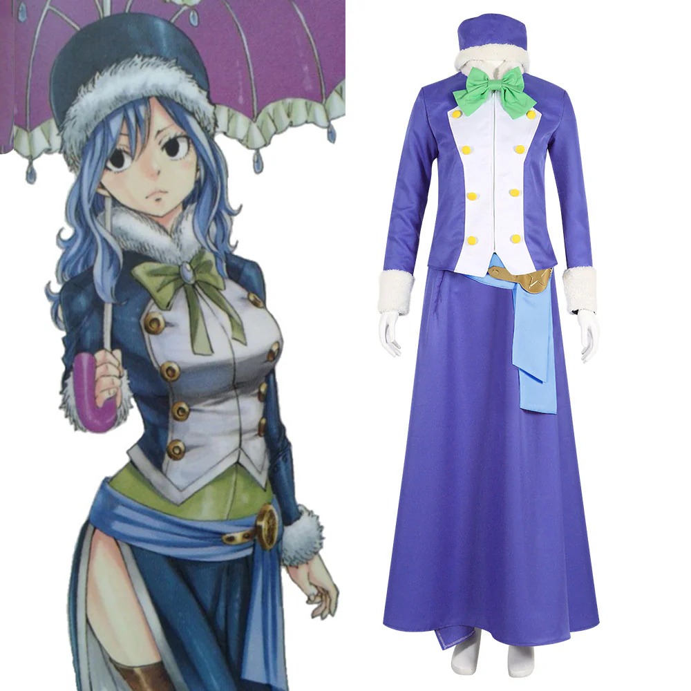 Fairy Tail Season 3 Juvia Lockser Cosplay Costume