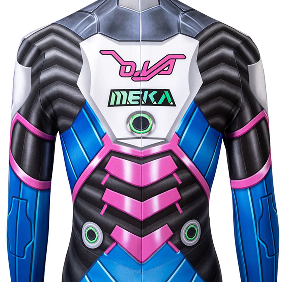 Overwatch OW D.Va DVa Hana Song Zentai Jumpsuit Cosplay Costume