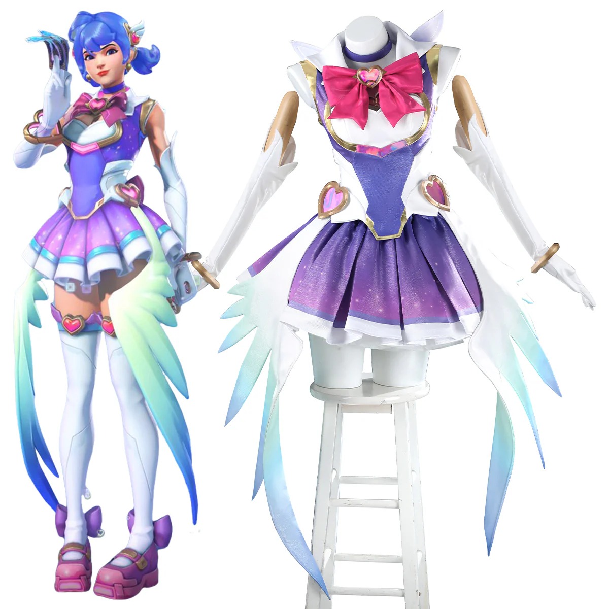 Overwatch 2 Legendary And Mythic Magical Girl Skins Kiriko Cosplay Costume
