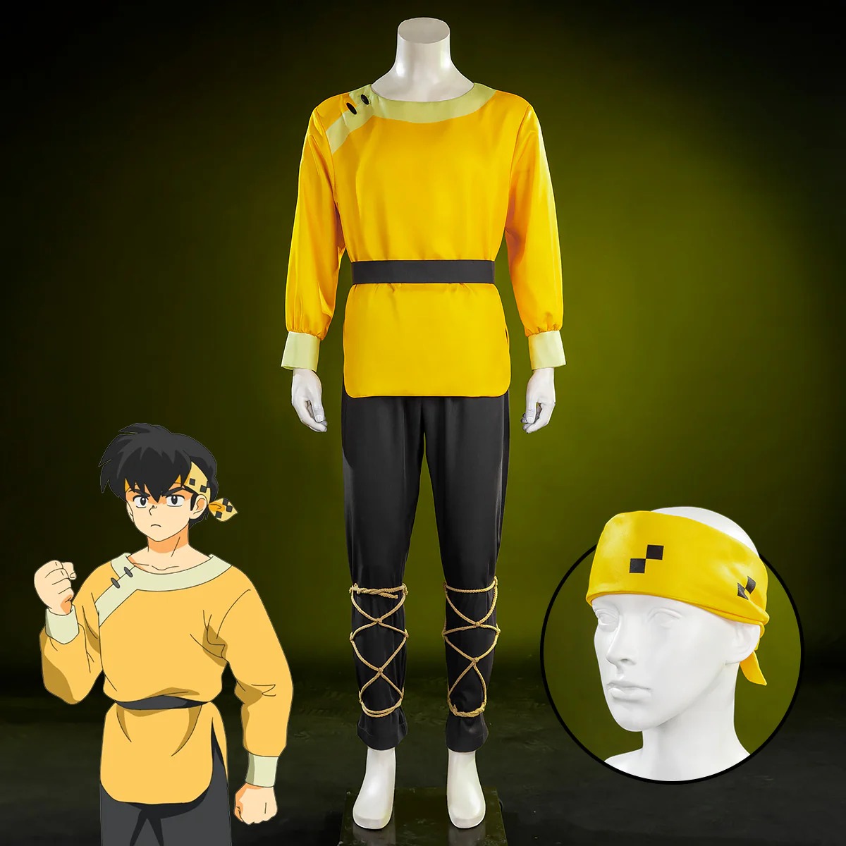 Ranma ½ Ranma 1/2 Season 2 Ryoga Hibiki Cosplay Costume