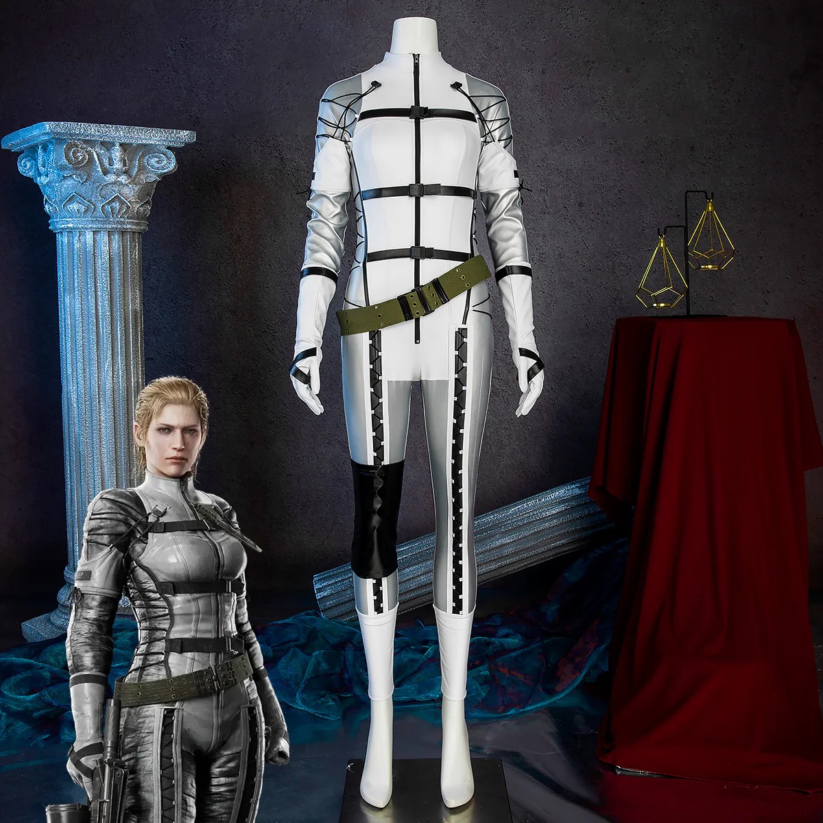 Metal Gear Solid Delta: Snake Eater MGS3 The Boss Cosplay Costume